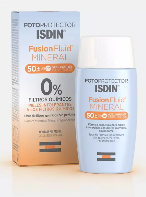 Fotoprotector ISDIN Fusion Fluid Mineral 50 ml SPF 50